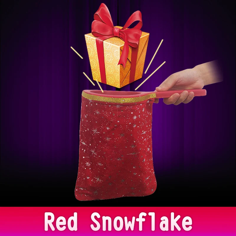 Red snow Волшебная TricksToys изменения мешком начинающих маг Опора волшебное универсальная сумка разных цветов детские игрушки делают вещи появляются или исчезают - Цвет: Red snow