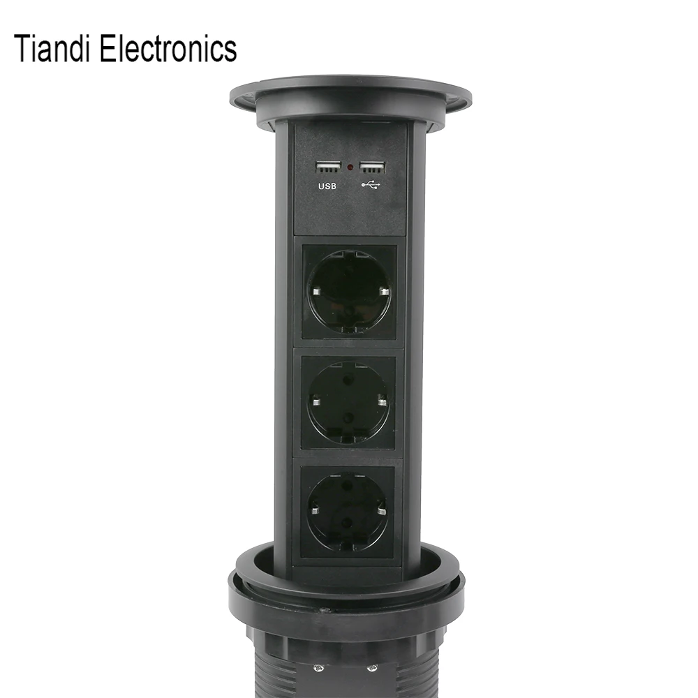 Розетка с автоматическим подъемом USB для розеток сенсорным экраном | Электроника