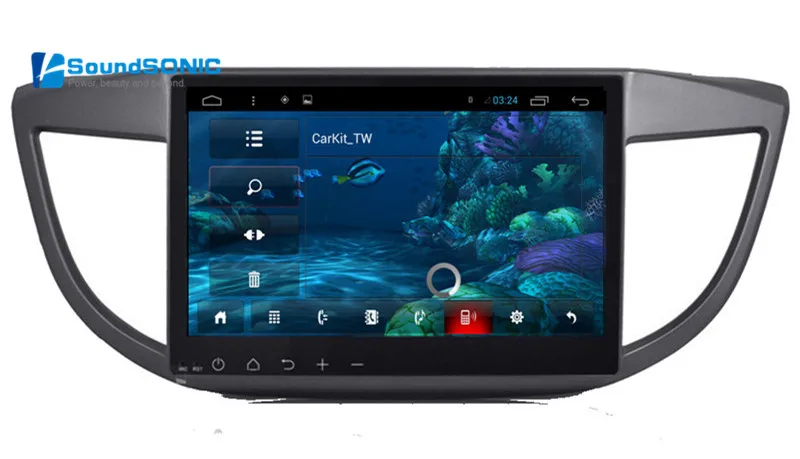 10 2 дюймовый полный сенсорный экран Android 6 0 Автомобильный DVD GPS специально для Honda CRV