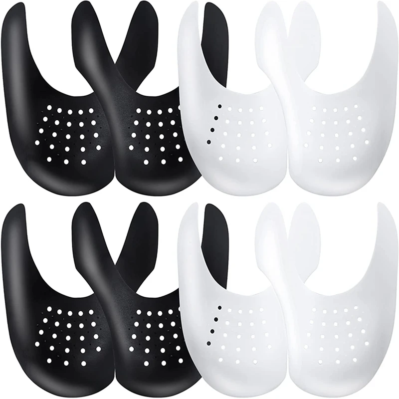 

4Pcs Crease Protector Shoe Anti Crease Bending Crack Toe Cap Support Shoe Stretcher Lightweight Keeping Shield Sneakers