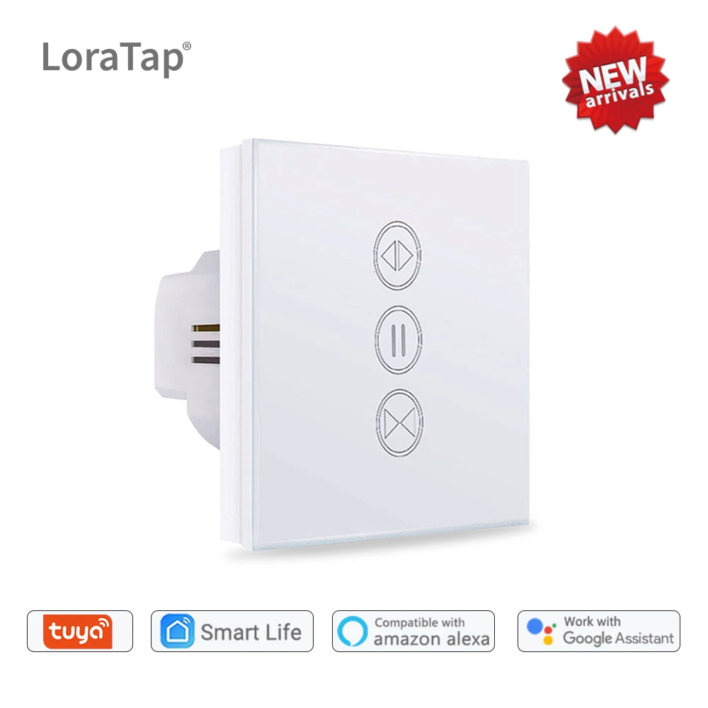 Переключатель занавесок Tuya Smart Life с Wi-Fi для рулонного затвора моторизованный Google
