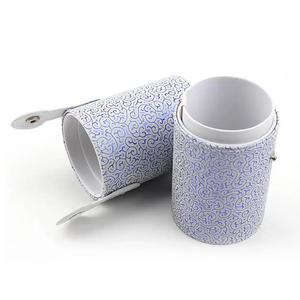 Кожаная Косметическая кисть для путешествий подставка ручек хранения пустой