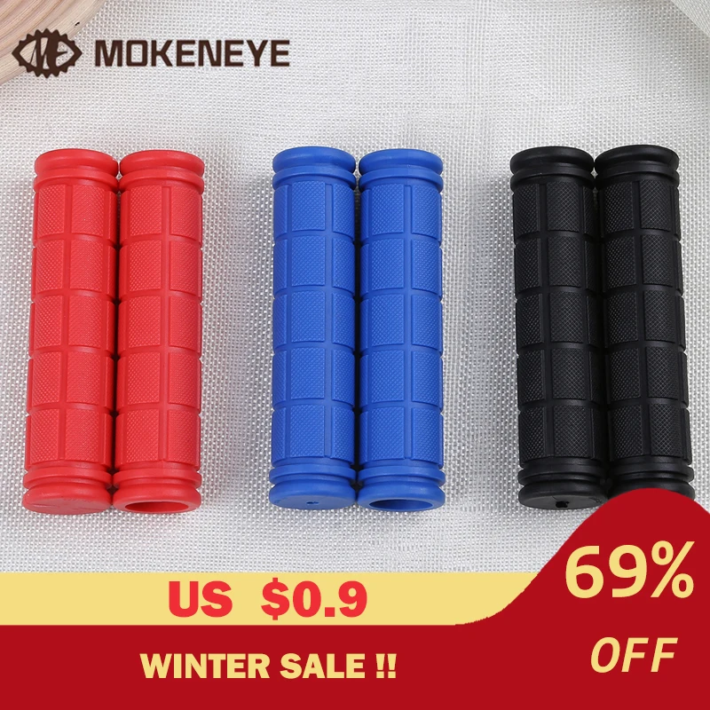 Мягкие резиновые накладки на ручки велосипеда 12 см|Упоры для рук руль велосипеда|