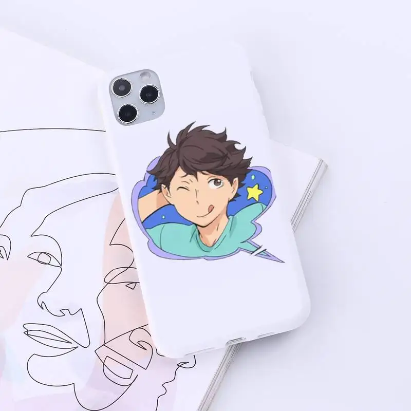 

Haikyuu Hinata attacks Anime manga luxury Phone Case coque Candy Color for iPhone 6 7 8 11 12 s mini pro X XS XR MAX Plus