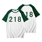 2021 летняя футболка для мужчин и женщин, модная повседневная крутая уличная одежда в стиле Харадзюку с короткими рукавами, футболка с цифрами, одежда, топы