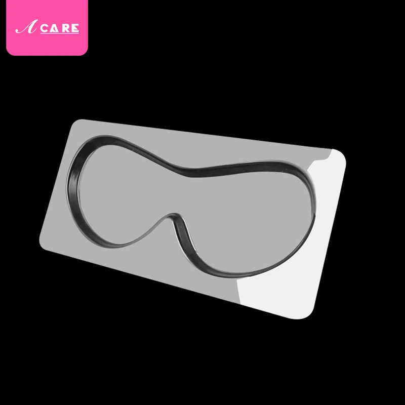 Eye mask tray DIY поднос для маски для лица, силиконовая ПВХ форма для маски, силиконовая прозрачная маска для лица, растительные из водорослей, маски для макияжа - Цвет: Eye mask tray
