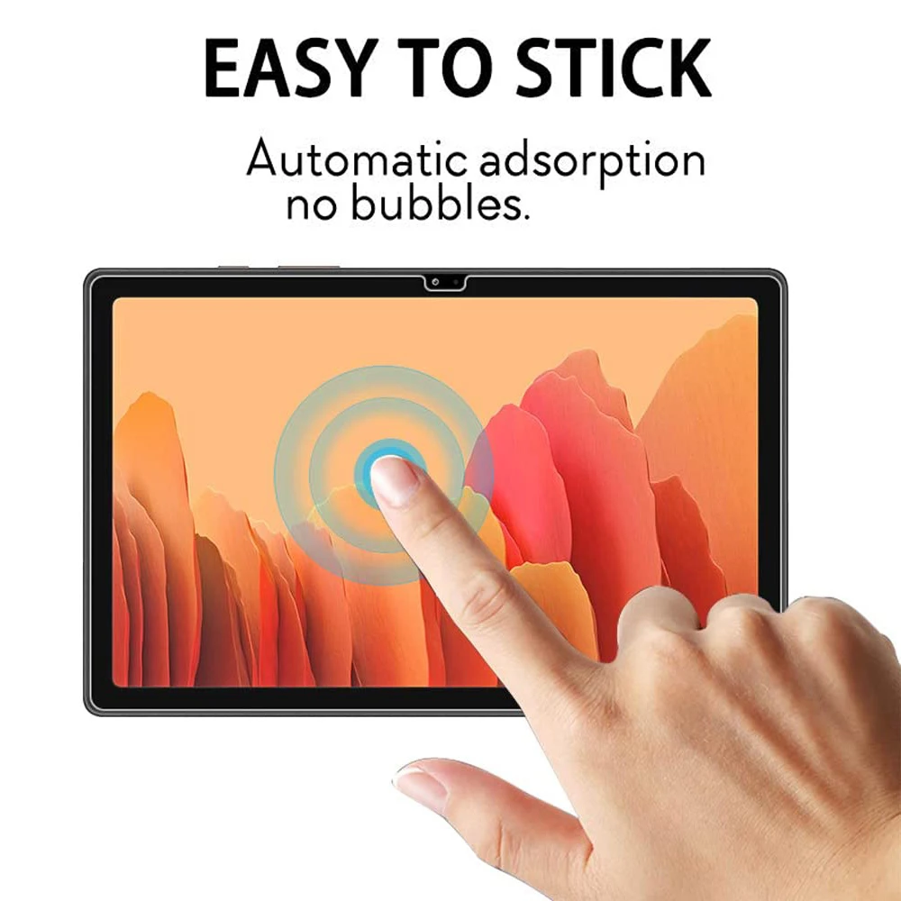 

9H Tempered Glass For Samsung Galaxy Tab A7 10.4 Inch 2021 Tablet Screen Protector SM-T500 T505 T507 Bubble Free Protective Film
