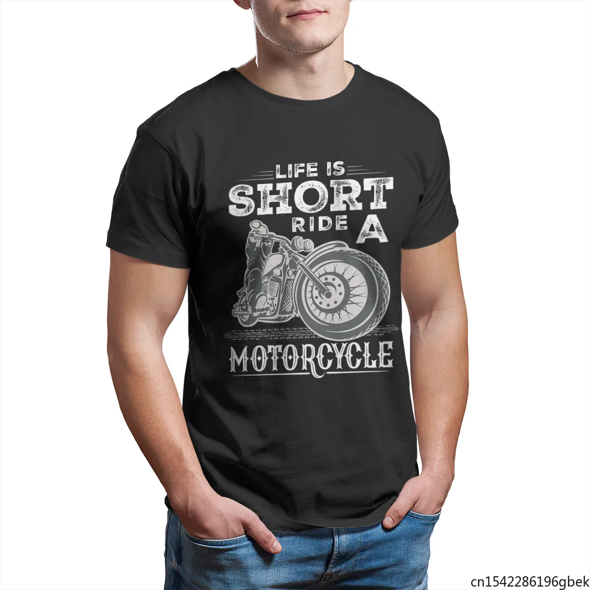 

Life Is Short Ride A Motorcycle Men's T-Shirt