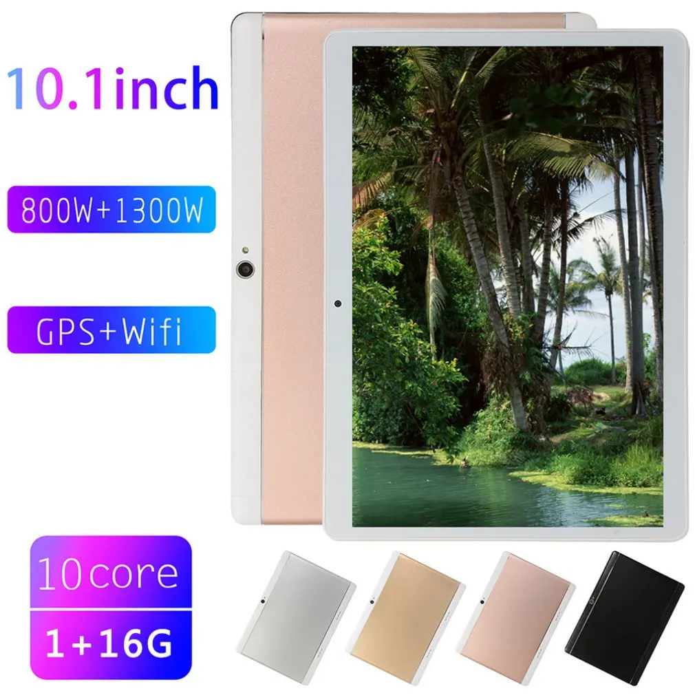 

Professional 10 inch Tablet PC 1GB RAM 16GB ROM for Android 8.0 WiFi Dual SIM Cards 3G Tablets Lightweight