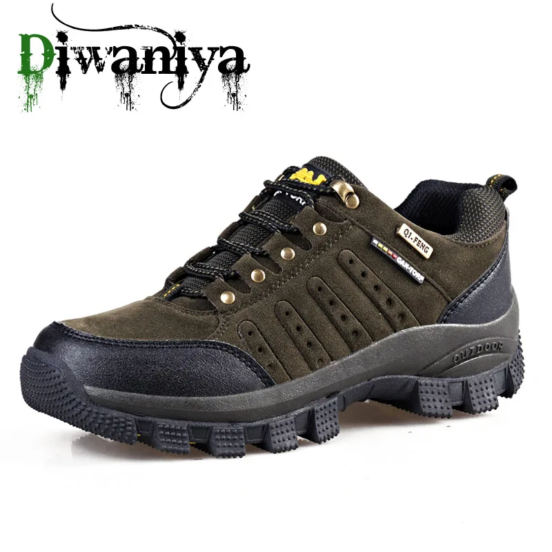 

Men's Outdoor Hiking Shoes Waterproof Non-Slip Trekking Sneakers Women Durable Breathable Climbing Unisex Tactical Sneakers Plus