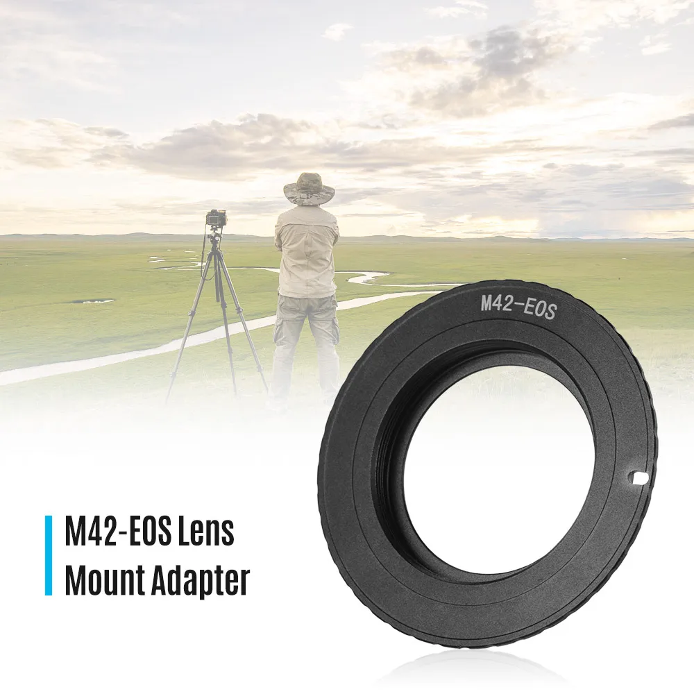 M42-EOS Крепление объектива переходное кольцо для M42 к Canon Elan 7E EOS 30/33 7 D30 650D 6D 350D камеры