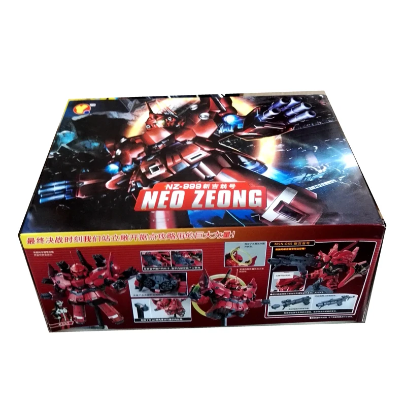 QY модель SD Gundam BB 392 Q Ver Neo ZEONG мобильный костюм Сборная комплекты в розничной