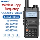 ABBREE AR-F5 иди и болтай Walkie Talkie иди и Беспроводной Копировать частоты 10 Вт Мощный приемопередатчиком большой ЖК-дисплей Дисплей сканер частоты двухстороннее радио
