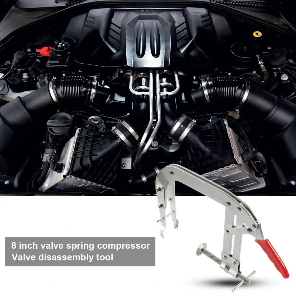 

High Quality High Strength 8-Inch Valve Spring Clamp Tool C-clamp Design Valve Compressor Corrosion Resistant for ATV