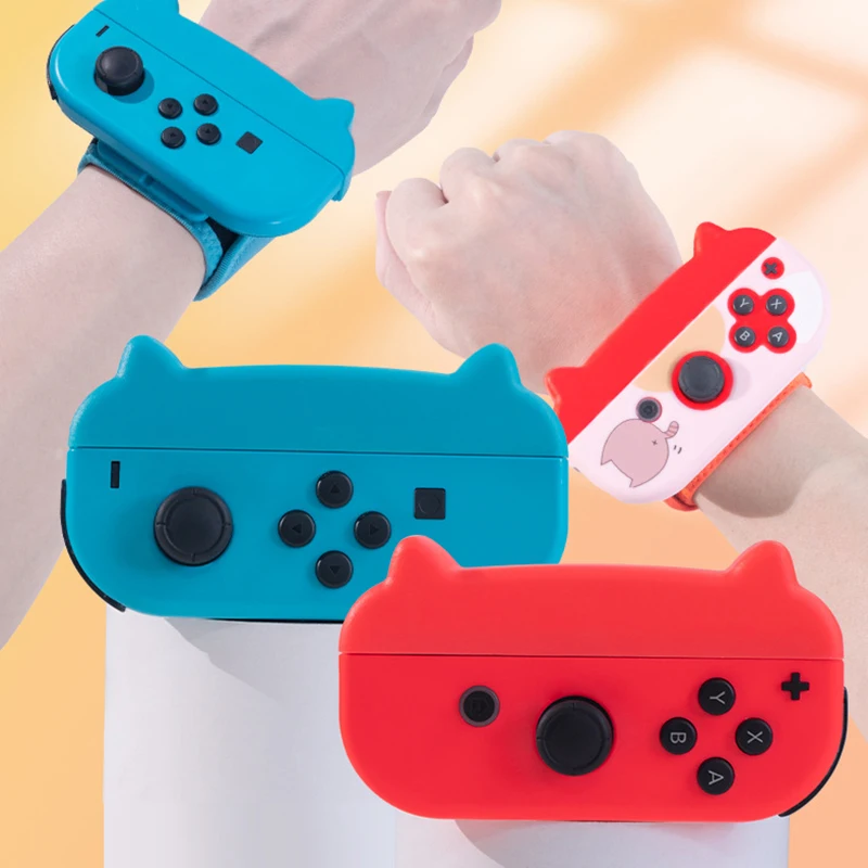 

2021 For Nintendo Switch Just Dance Accessories for Joy-Con Controller Armband Adjustable Elastic Dance Strap Wrist Band cover