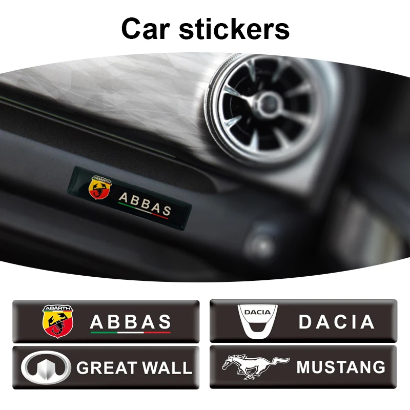 

10pcs Car Stickers Interior Rectangle Small Stickers for C180 Ropa Hombre Miniaturas Axor B200 F1 W211 B C E S V Car Accesories