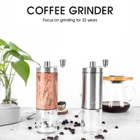 hand manual coffee portable grinder adjustable ceramic coffee bean mill stainless steel kitchen mills tools