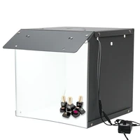 16 inch 2 led light photo light box photography table top foto studio lightbox folding softbox fotografia studio shooting