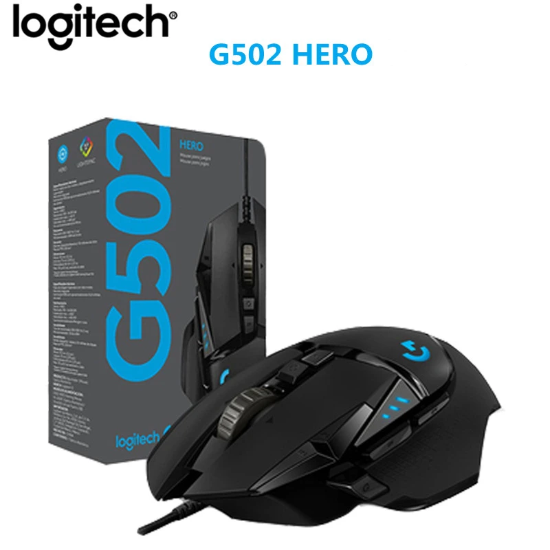 Оригинальная игровая Механическая проводная мышь Logitech G502HERO/G102/G903 HERO/G90 с