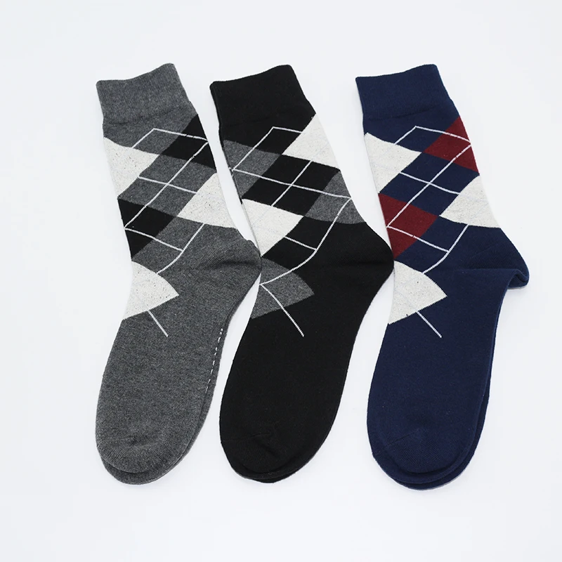 2021 New Brand Autumn Winter Men's Socks Thicken Warm Cotton Socks Business Casual Happy Classic Gentleman Dress Sock Size38-45