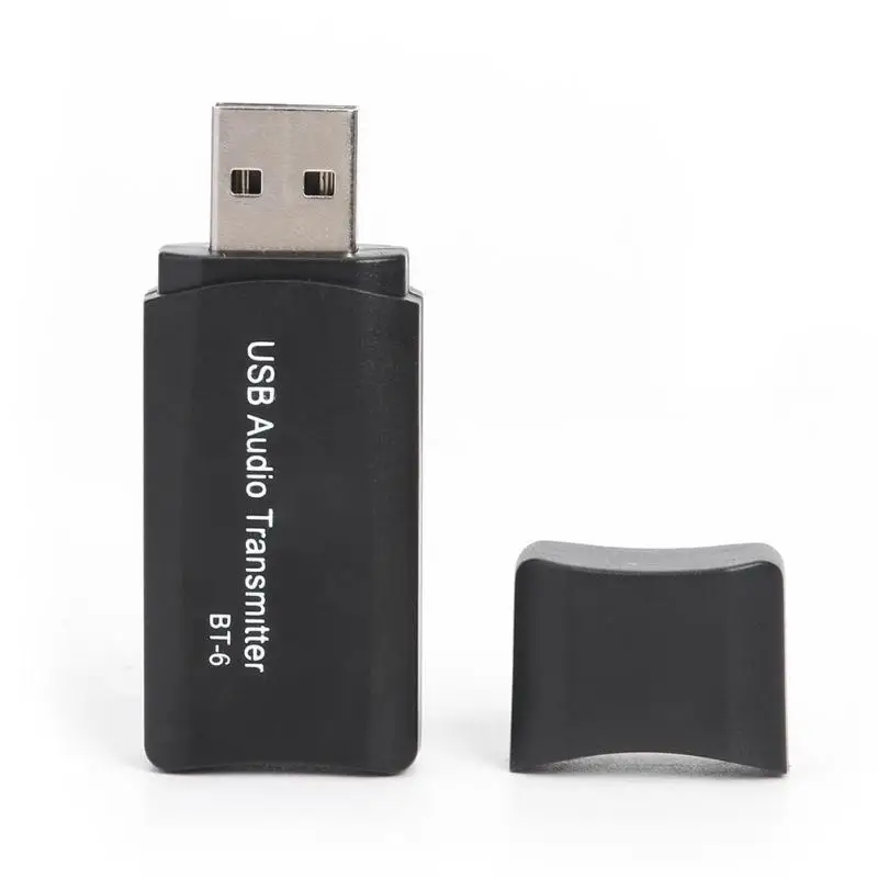 BT-6 2 в 1 Bluetooth 5,0 приемник передатчик беспроводной аудио адаптер переключение через штекер USB для ТВ ПК компьютер