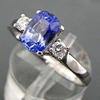 beautiful and exquisite 925 silver blue diamond engagement wedding bride princess love ring size 6 11