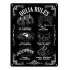 Жестяной знак Ouija доска правила винтажная железная живопись металлическая пластина Новинка Декор клуб кафе бар