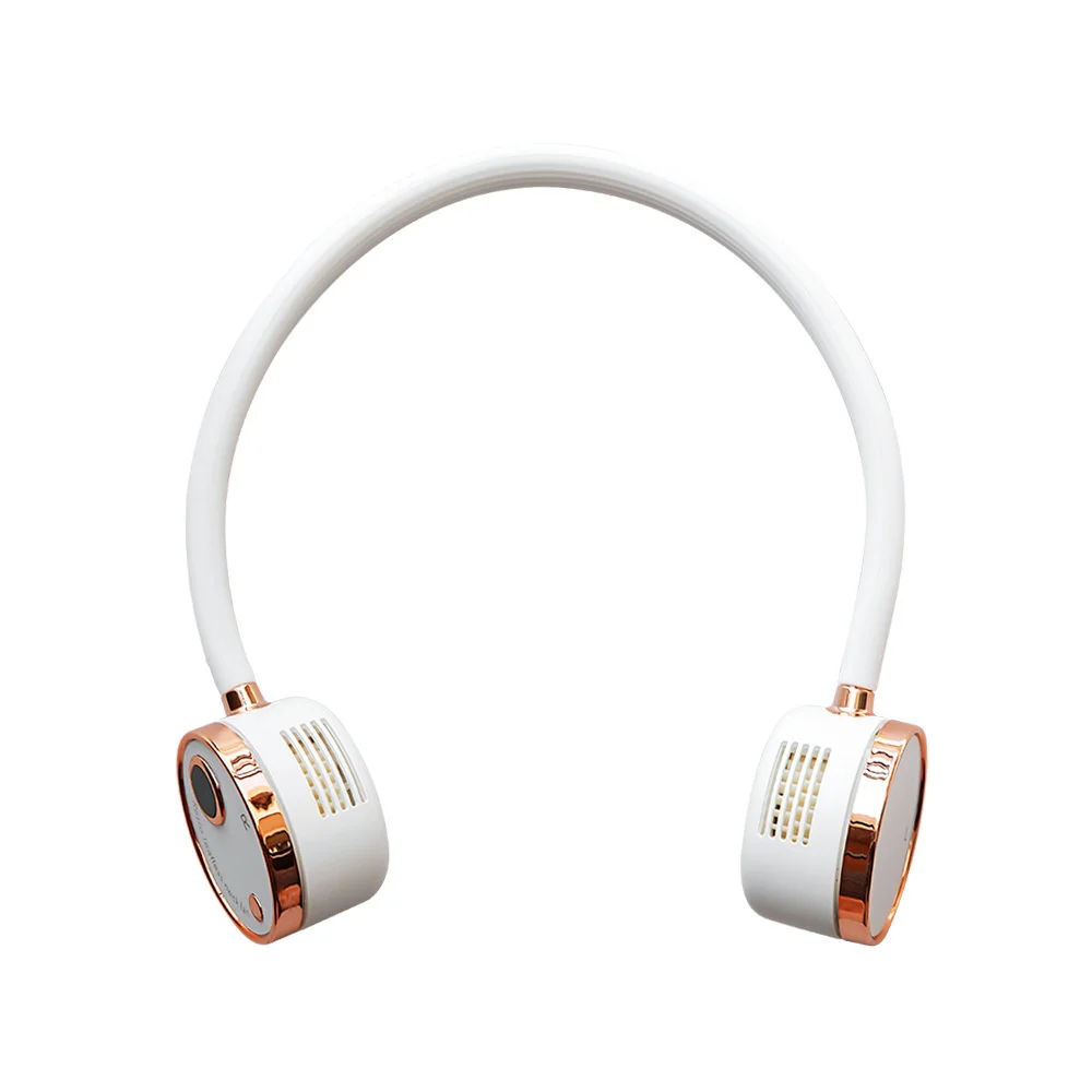 

New G2 digital display hanging neck Fan USB mini portable electric fan large capacity rechargeable hanging neck lazy fan