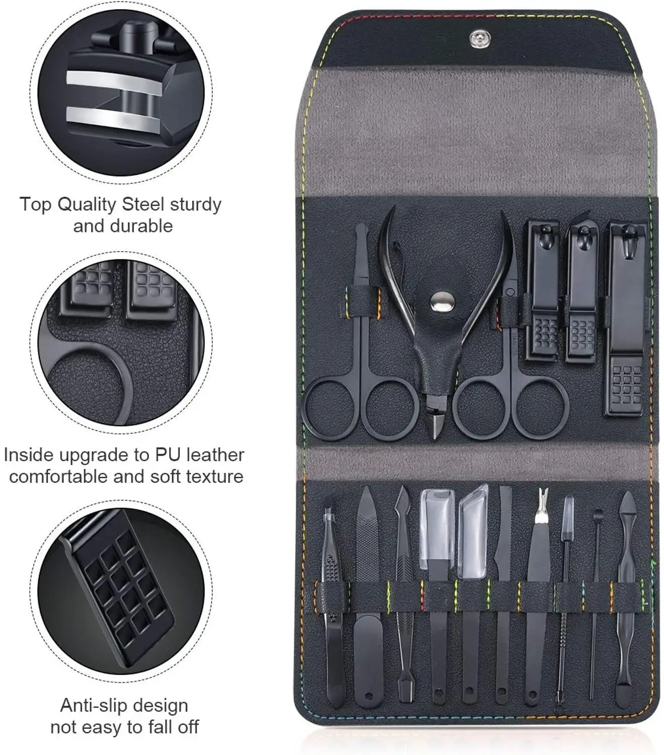 VIP LINK Manicure Set Stainless Nail Clippers Cuticle Utility Tools Care Grooming Kit Clipper | Красота и здоровье