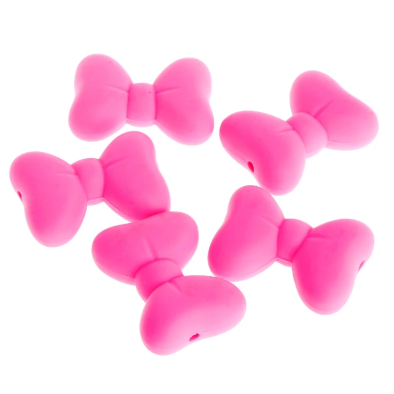 5 шт. силиконовые бусины в форме галстука-бабочки | Мать и ребенок