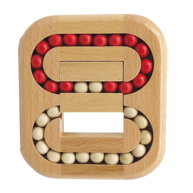 

Wooden puzzle lupin lock decompression toys plane rolling ball toys nine-link ring maze toys elderly toys