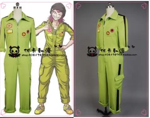 

Super DanganRonpa Kazuichi Souda Cosplay Costume Full Set Outfit Men Women Jumpsuit Custom