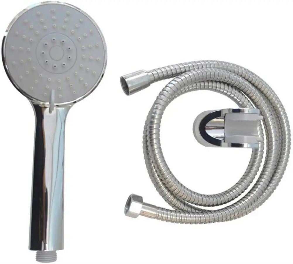 

3 Spray Mode Handheld Shower Head Chuveiro Rain douchekop with Hose Low Water Pressure Pipeline Soft Hose Adjustable Bracket Kit