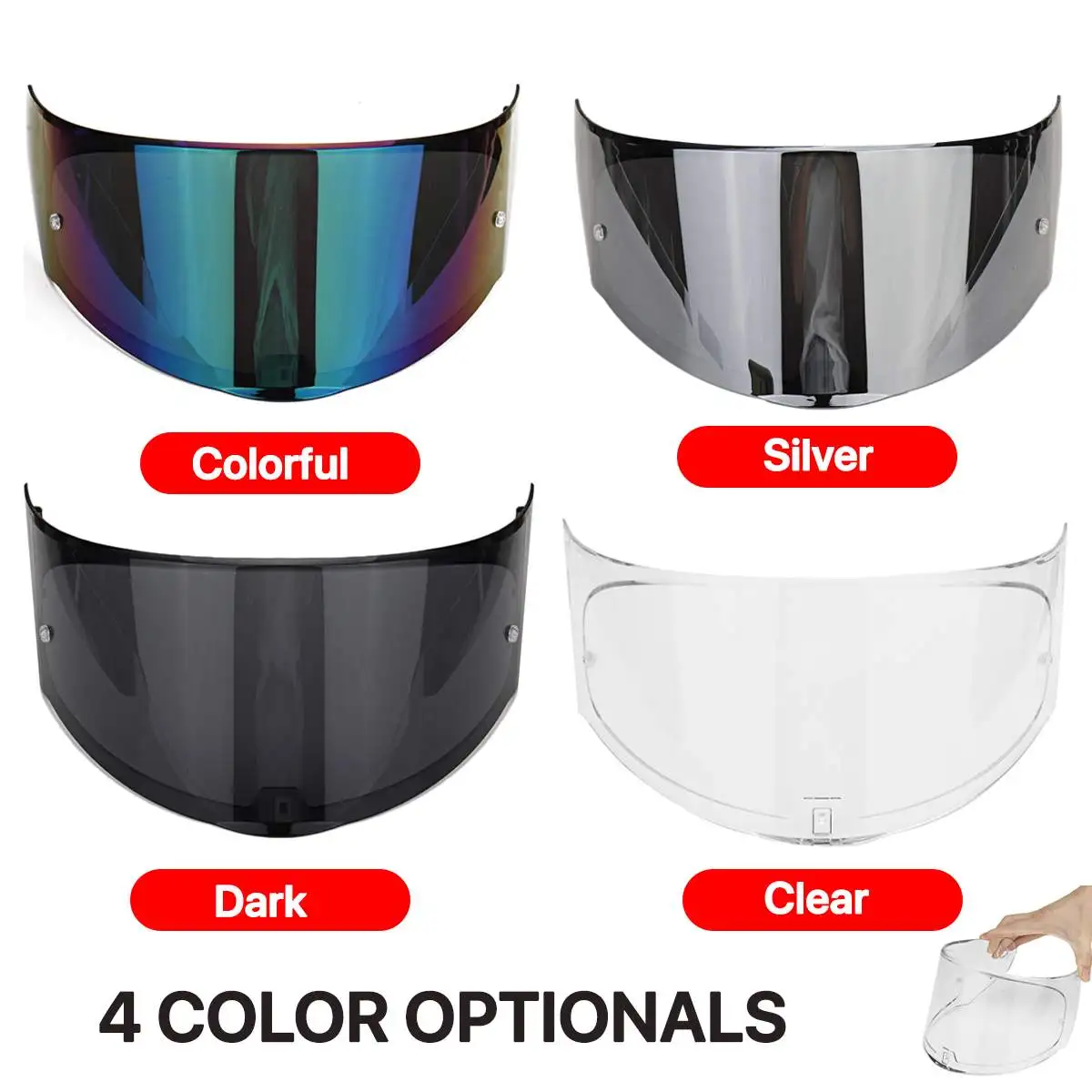 

12.5cm Motorcycle Helmet Len Visor Full Face Motocross Shield For LS2 FF800 320 328 353 Motorcycle Lens Moto Accessories