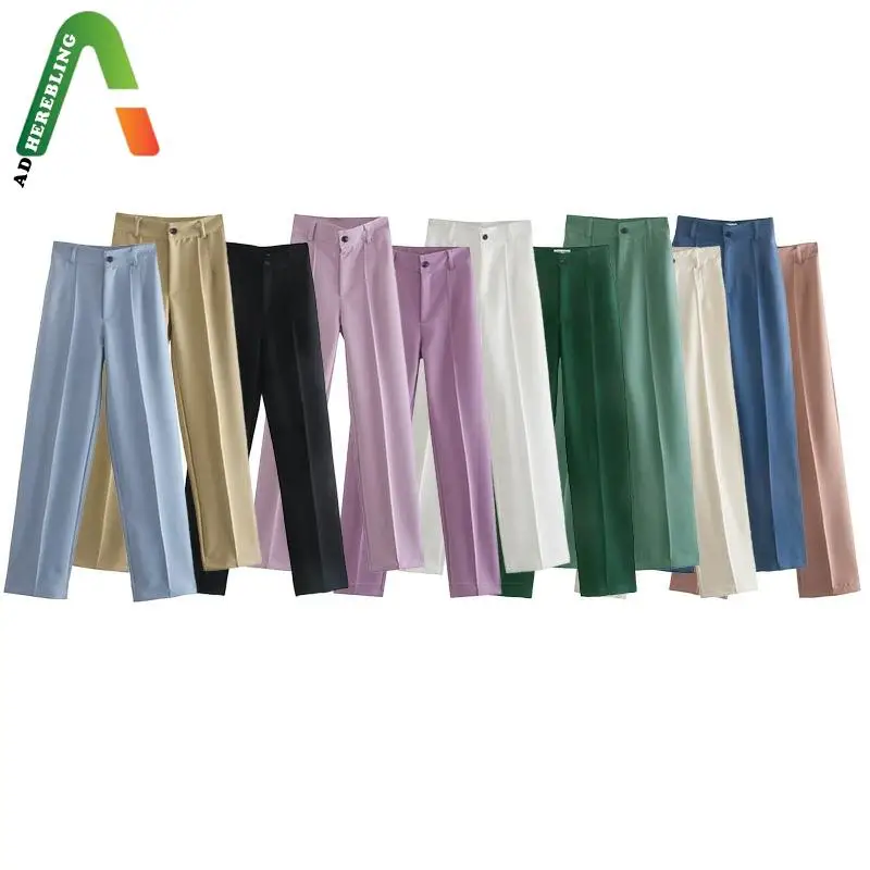 Женские брюки-блейзер с завышенной талией Adherebling 2021 повседневные Элегантные