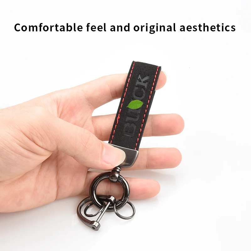 

Suede Key Strap Key Ring for Buick Regal Lacrosse Encore GX Excelle GT/XT Verano GL6 Envision GL8 Accessories