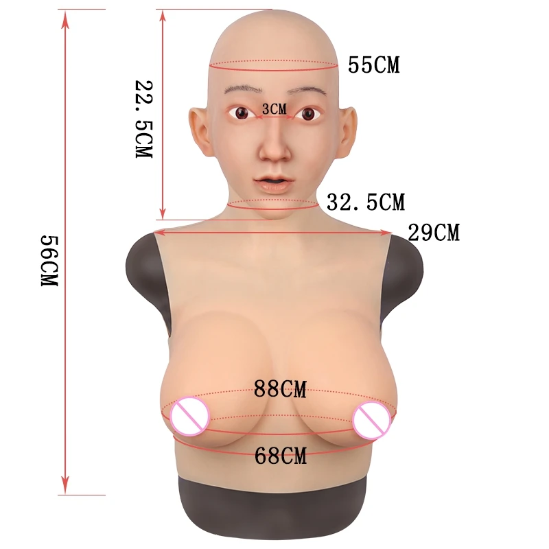 Искусственная грудь Kristen Реалистичная мягкая силиконовая Женская форма для