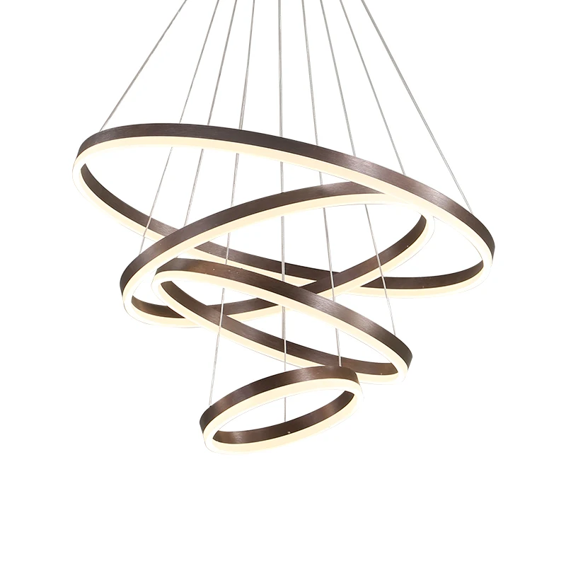 Черный белый цвет современные подвесные светильники для гостиной столовой 3/2/1