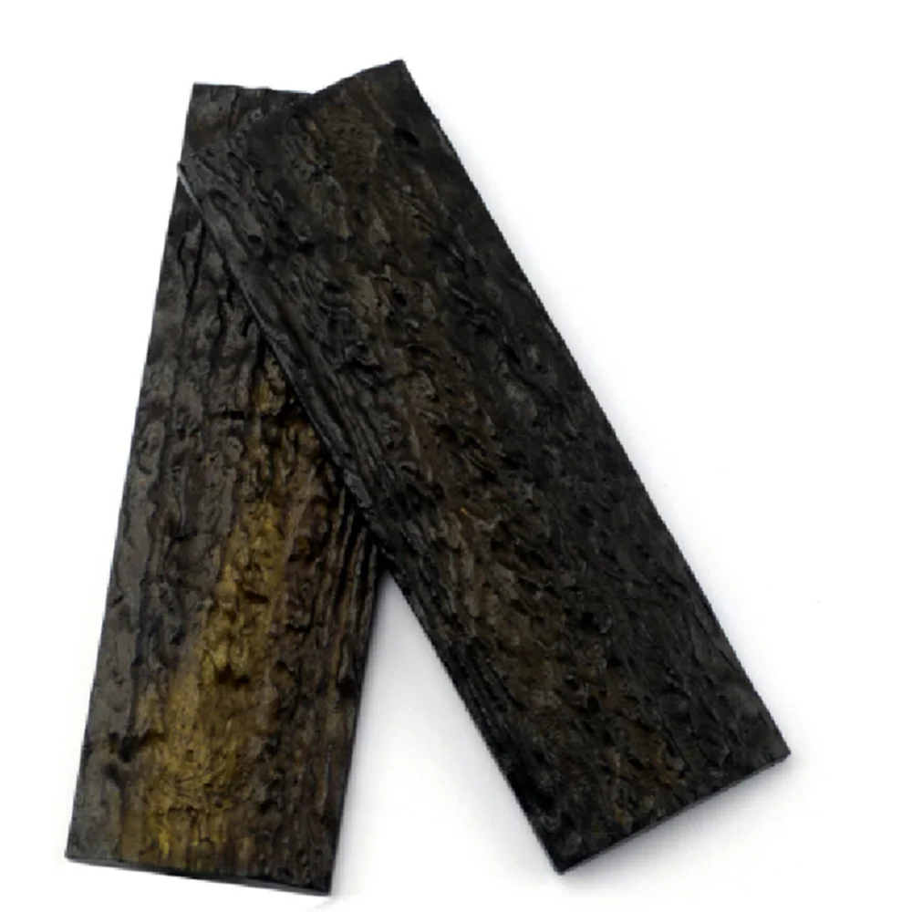 

1 Pair DIY Knife Handle Patch Material Large size POM Resin Imitated Deer Antler Shank scales slabs blanks grip Anti-slip