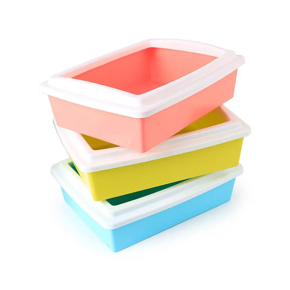 Хоббилан открытая Прямоугольная форма пластиковая кошка котенок pet коробка для