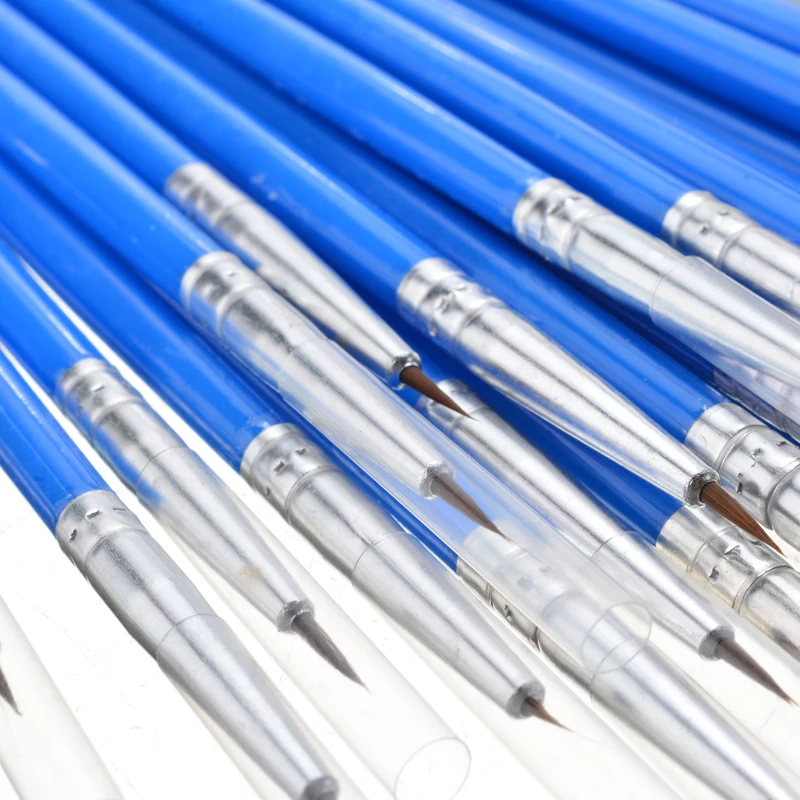 100 шт./компл. очень тонкие кисти для рисования художественные традиционной