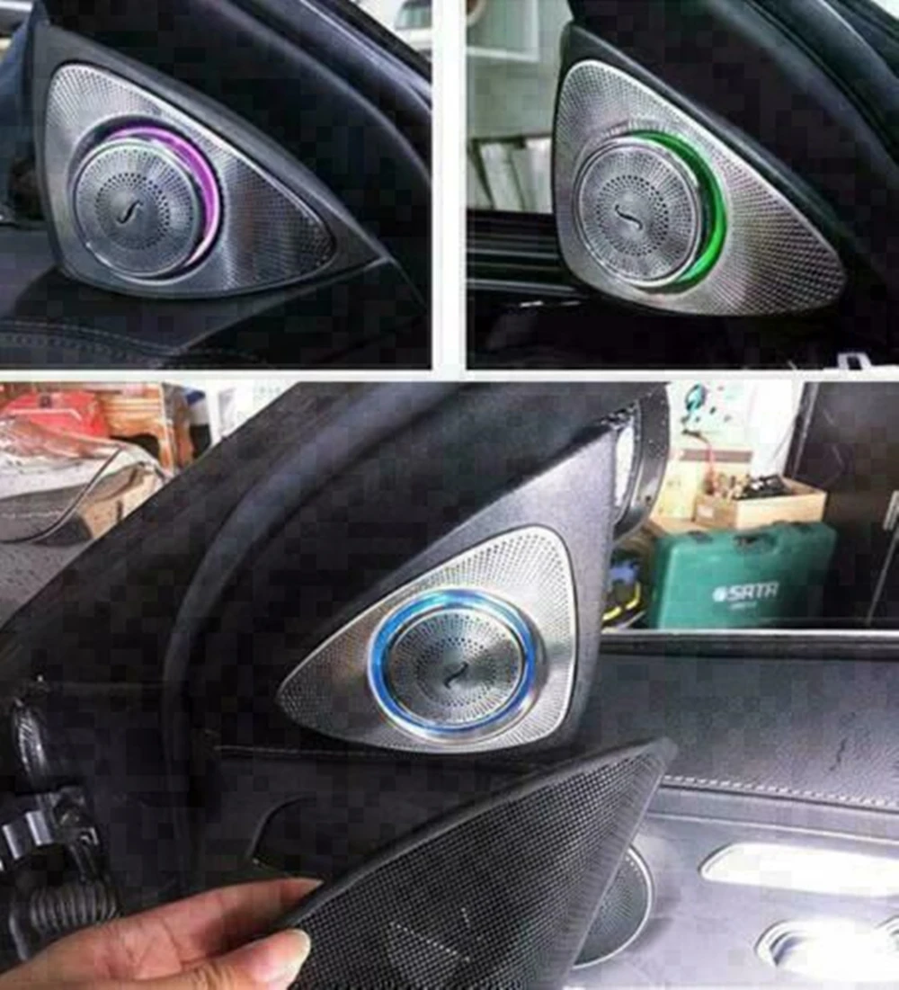 

3D вращающийся динамик входной двери для Benz E класса W213 2016-2020 64 цвета