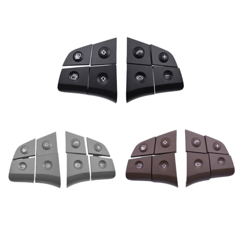 

Car Multifunction o Steering Wheel Button for Mercedes-Benz W164 GL ML 2006-2009 Black