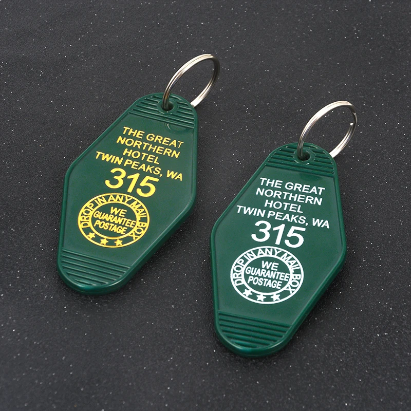 Брелок для ключей ТВ-шоу Twin пикс зеленый призматический акриловый брелок большой