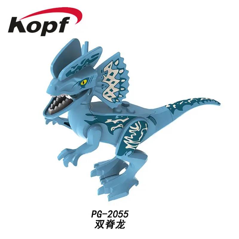 Пластиковые фигурки большого размера животные динозавр Раптор двойной