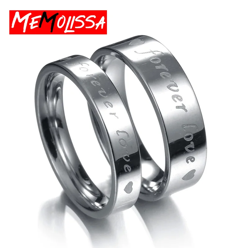 Женское Обручальное Кольцо MeMolissa обручальное кольцо из нержавеющей стали с