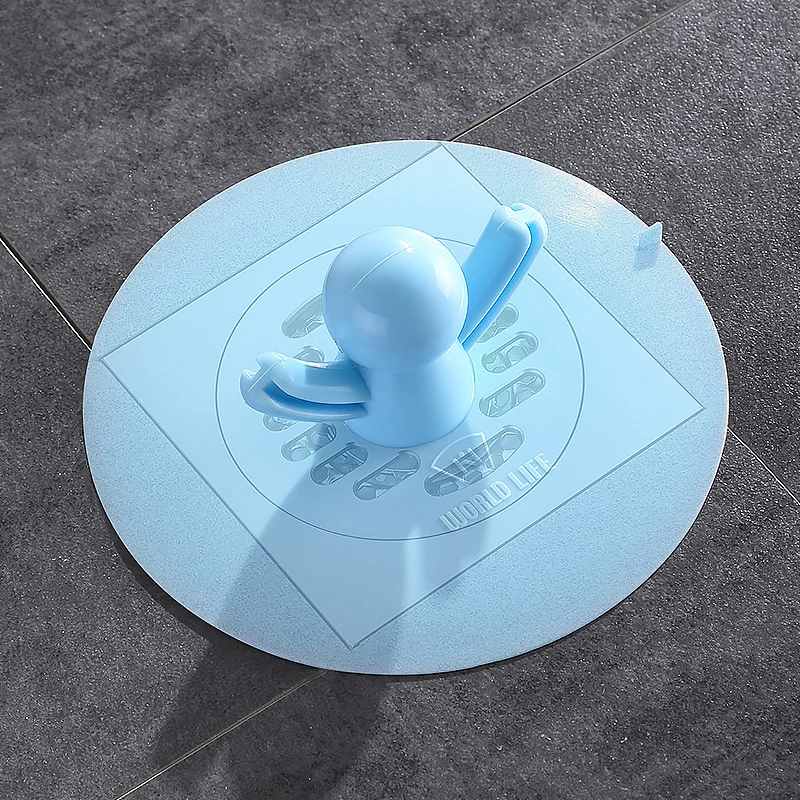 

Silicone Floor Drain Cover Home Kitchen Toilet Sewer Deodorant Anti Clogging Bathroom Accessories Large Diameter Cute Sink Plug