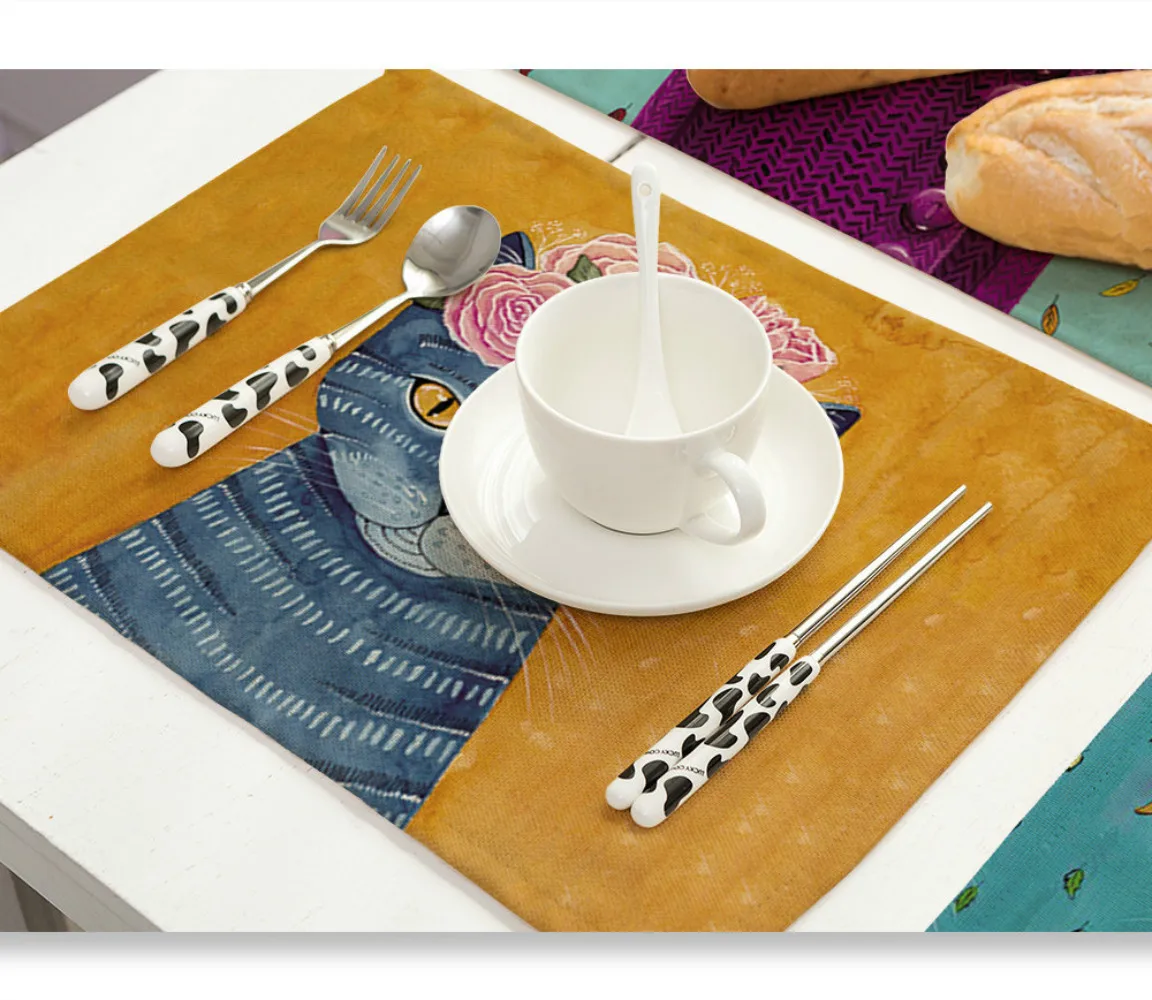 

Подставка для обеденного стола, 42x32 см, с изображением животных