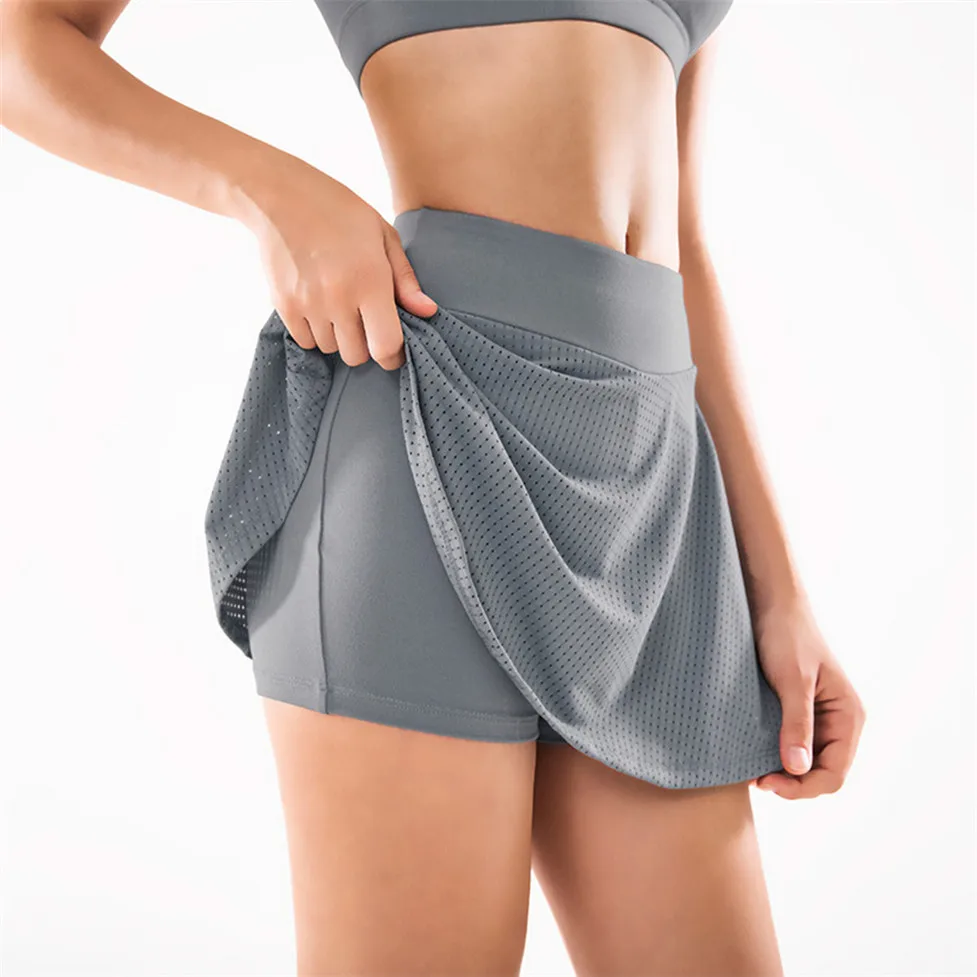 

Melody Sports Shorts Woman Skirted Short Yoga Booty Lifting Scrub Bottom Shaping Cycling Biker Quick Dry Shorts Gym