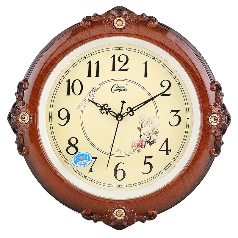 

Wall Clock Vintage Chic Clocks Living Room Wall Watch Loft Decor
